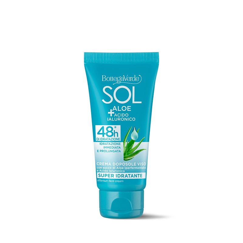 Bottega Verde SOL Aloe Acido Ialuronico - Crema doposole viso