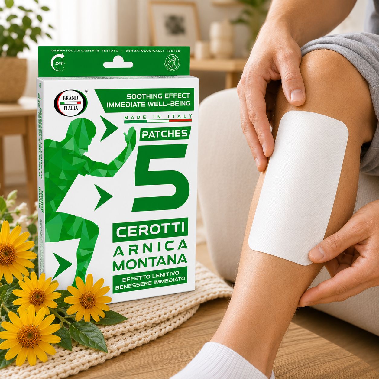 BRAND ITALIA 5 cerotti all'Arnica Montata