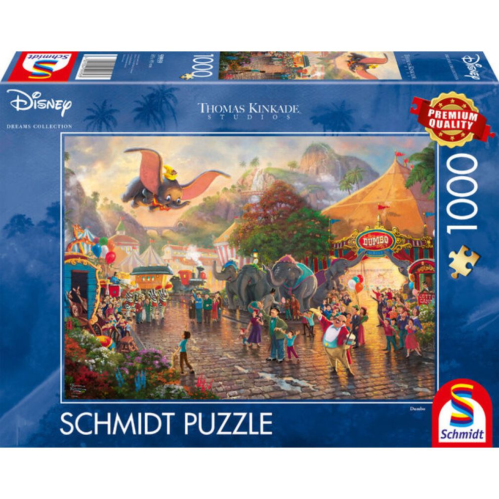 Disney, Dumbo - Puzzle da 1000 pezzi (Thomas Kinkade)