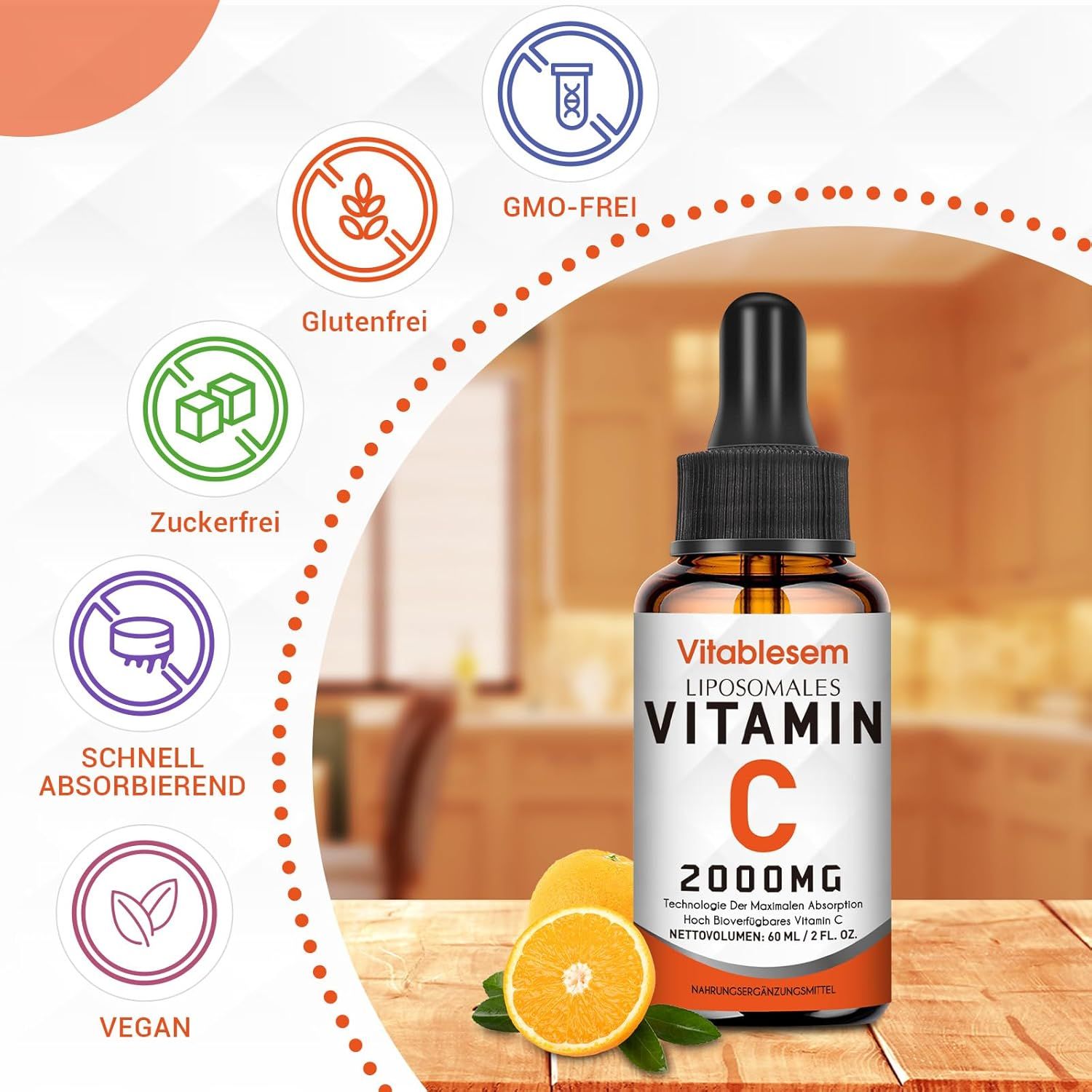 Vitablesem Vitamina C Liposomiale Liquida