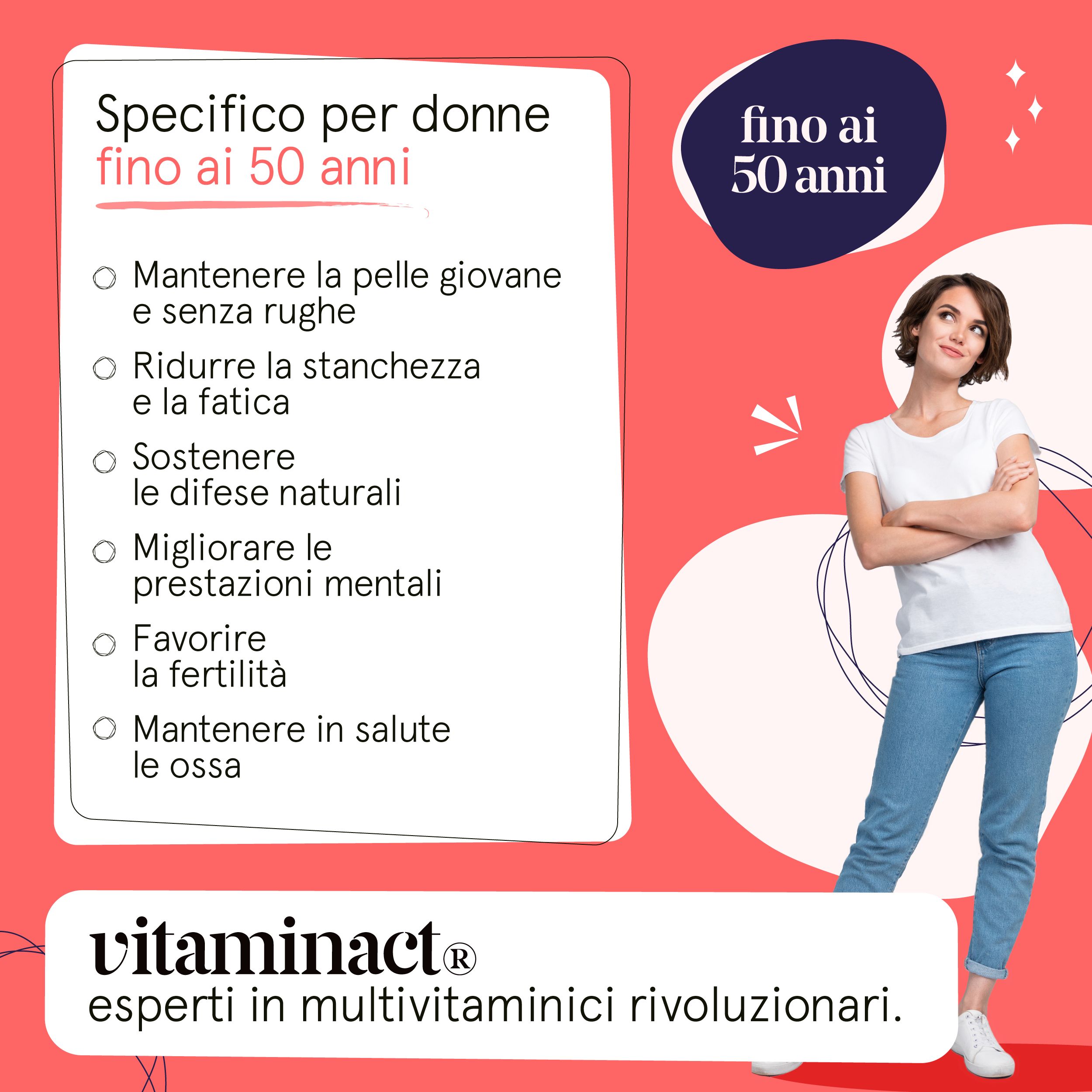 Vitaminact - Multivitaminico Donna Active pro