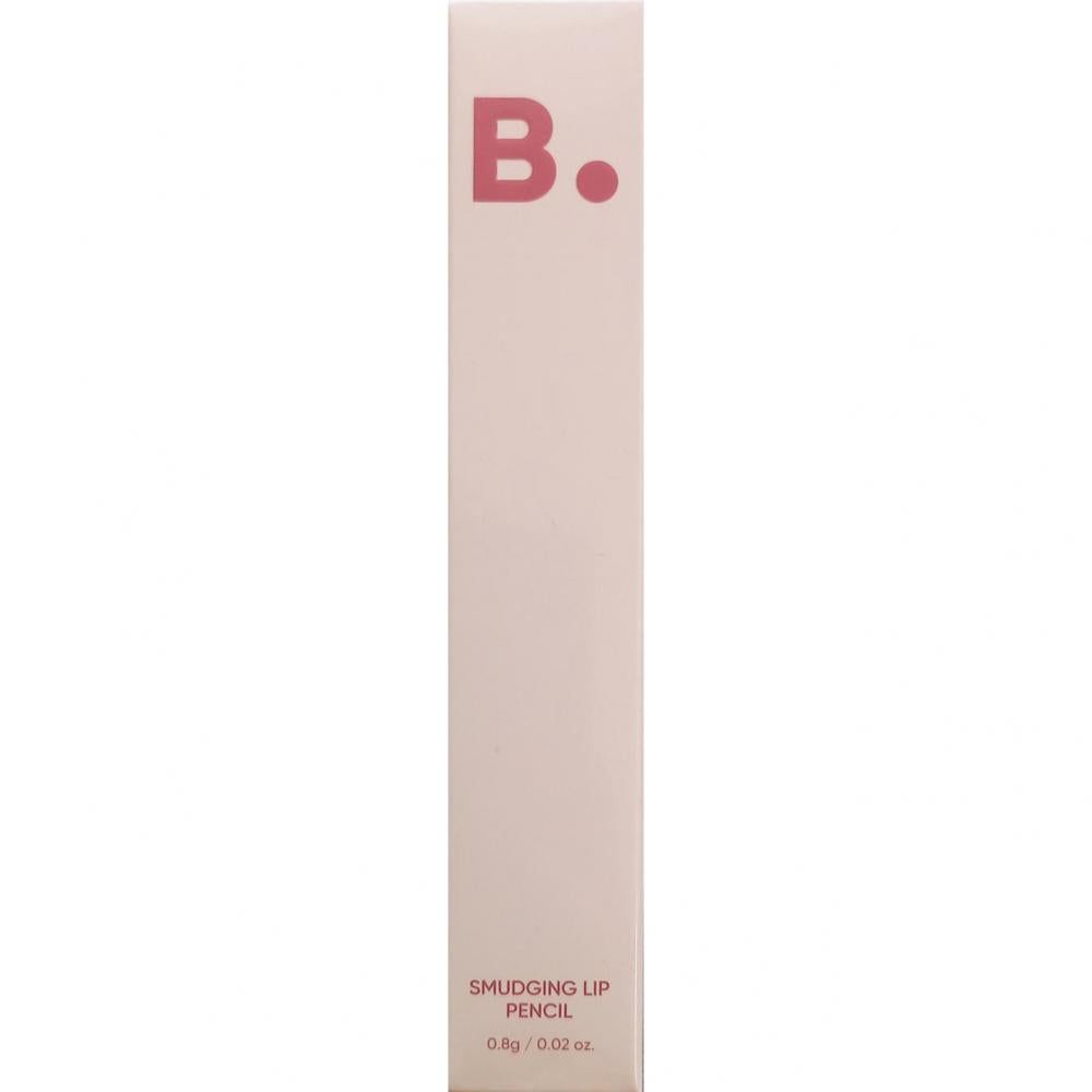 Confezione chiara per una matita labbra con la scritta 'SMUDGING LIP PENCIL' e '0.8g / 0.02 oz'.
