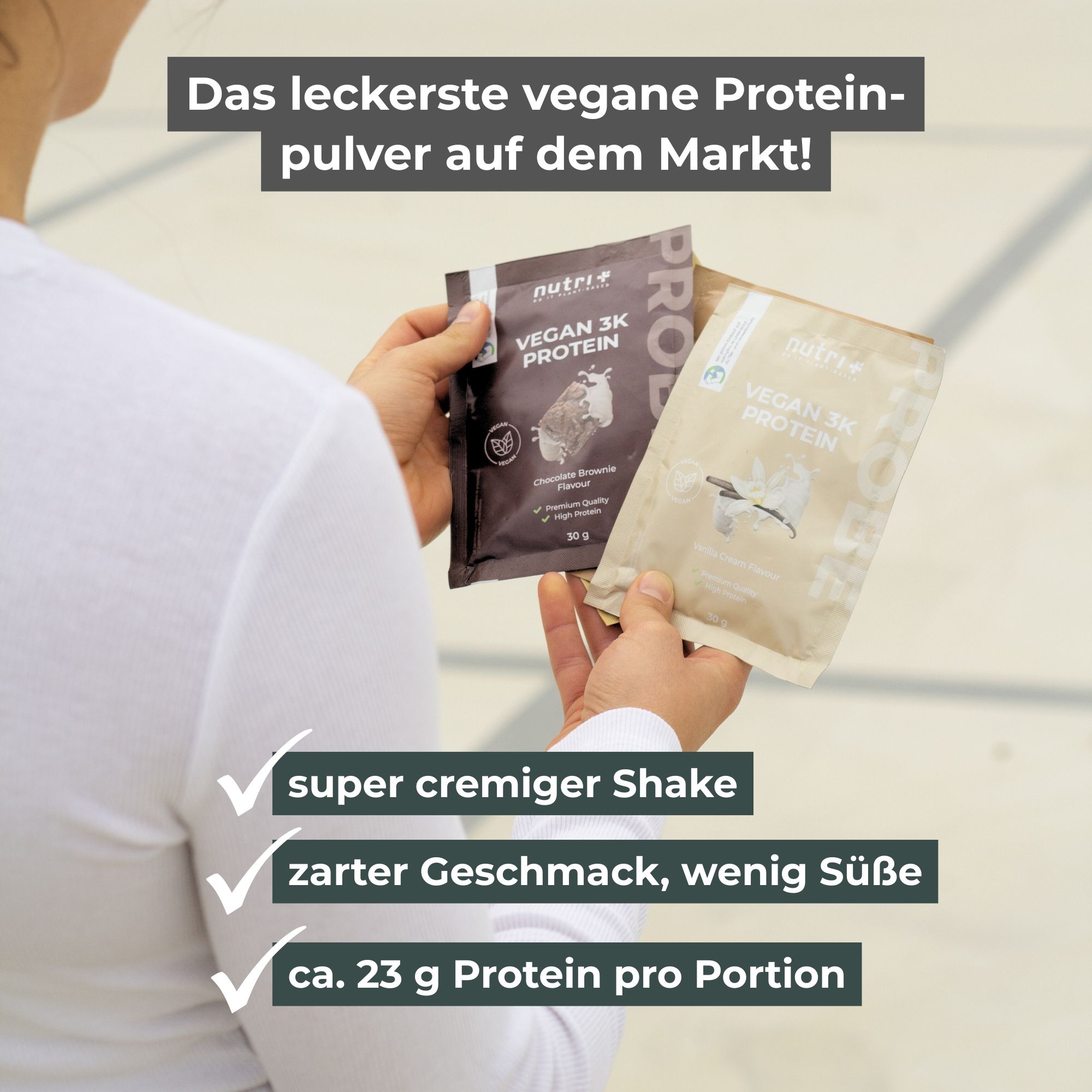 nutri+ Box di Campioni di Proteine Vegane 3K II