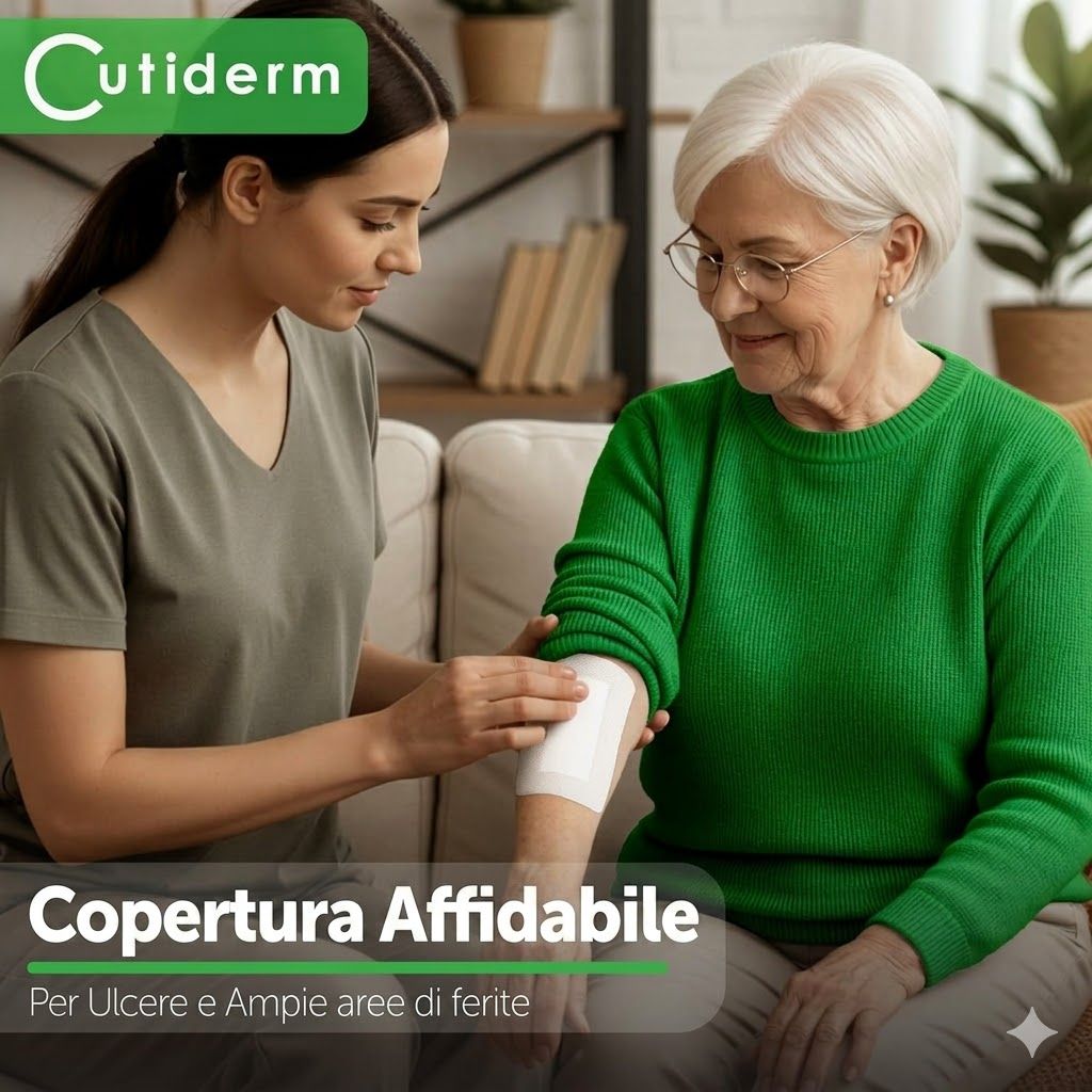 Bendaggio sterile per ferite grandi dimensioni Cutiderm