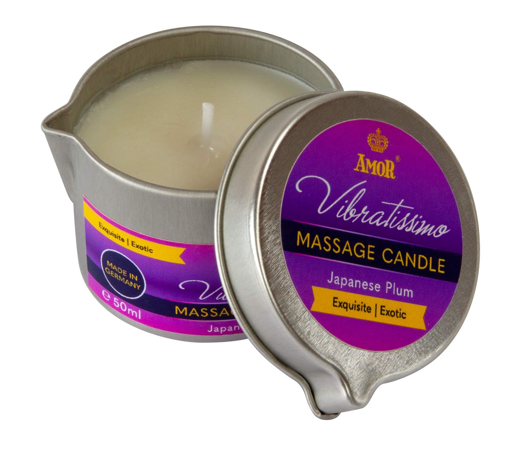 Vibratissimo Candela da Massaggio Japanese Plum