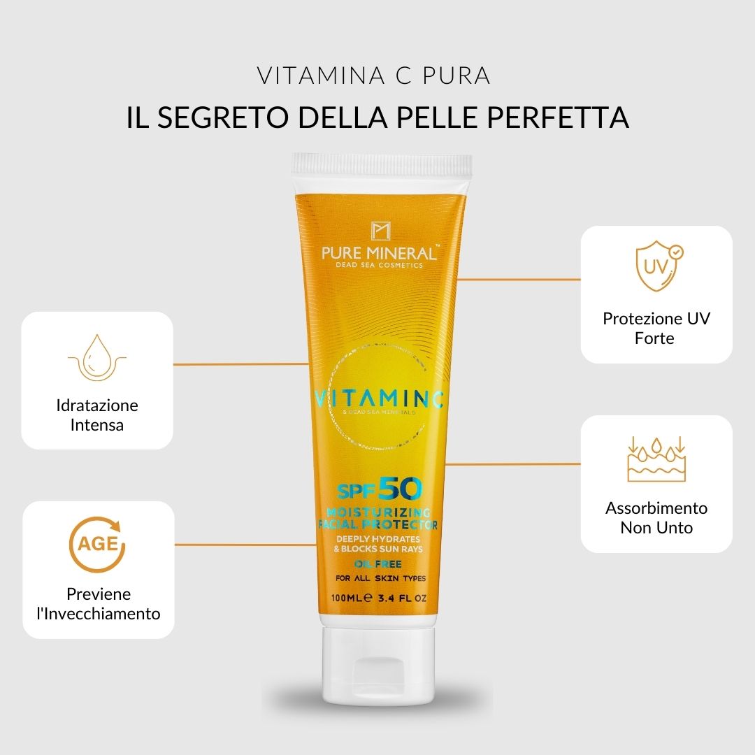 Pure Mineral - Protezione Viso Idratante SPF50