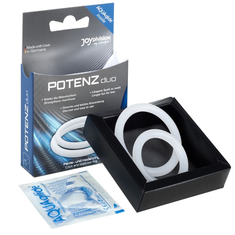 Potence duo rings medio bianco
