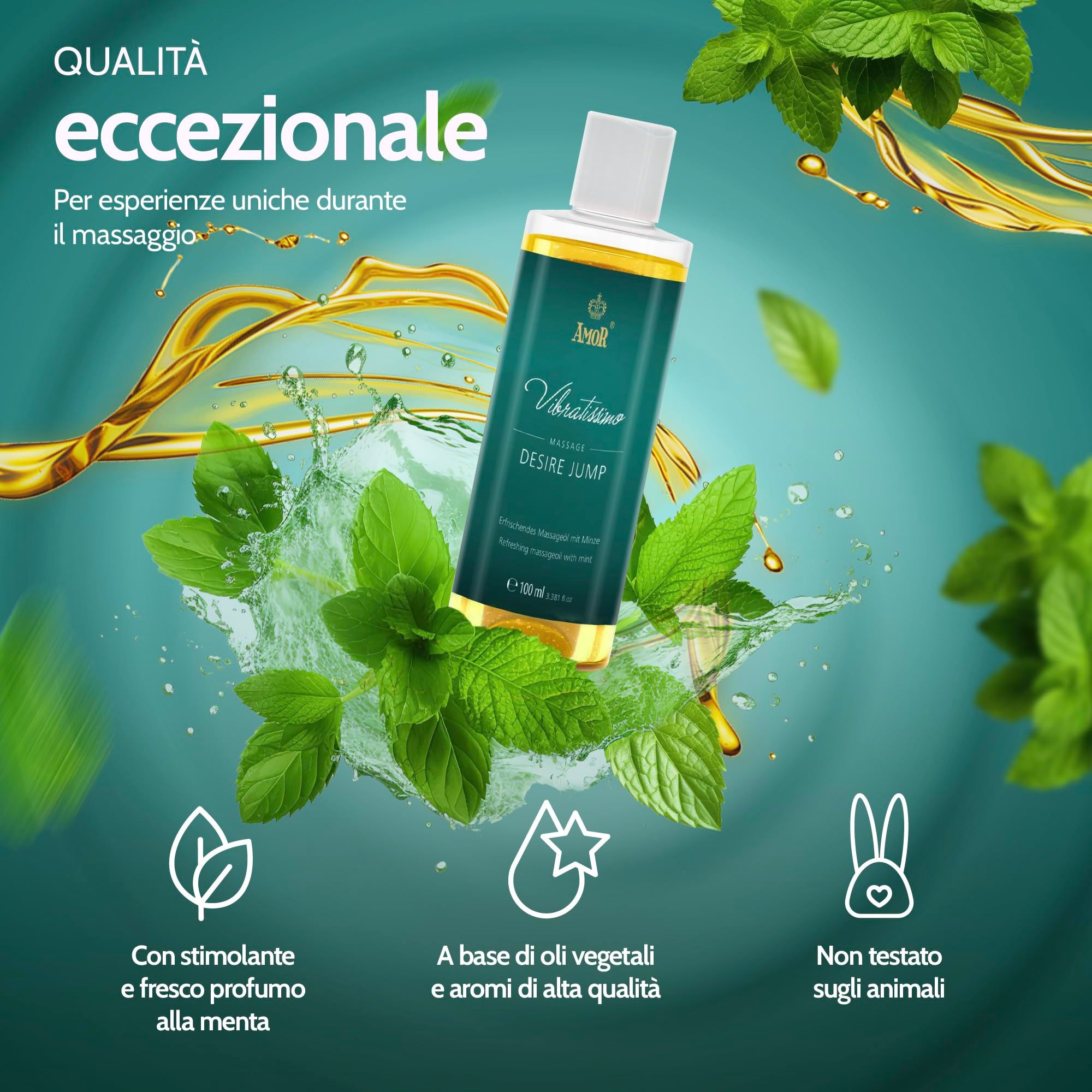 Vibratissimo Olio da Massaggio Desire Jump
