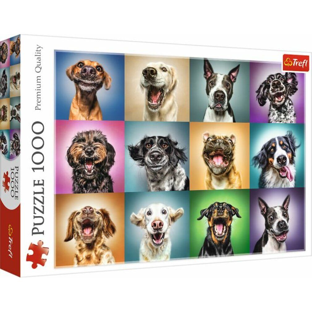 Puzzle premium 1000 pezzi ritratto di cane