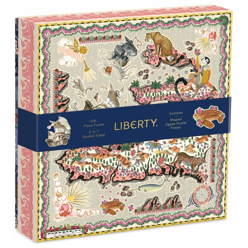 galison puzzle reversibile 2in1 Liberty Maxine London 500 pezzi