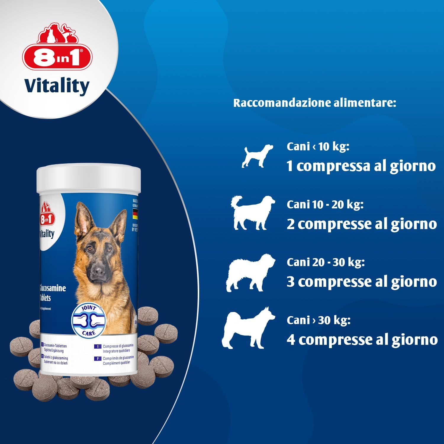 8in1 Compresse di Glucosamina