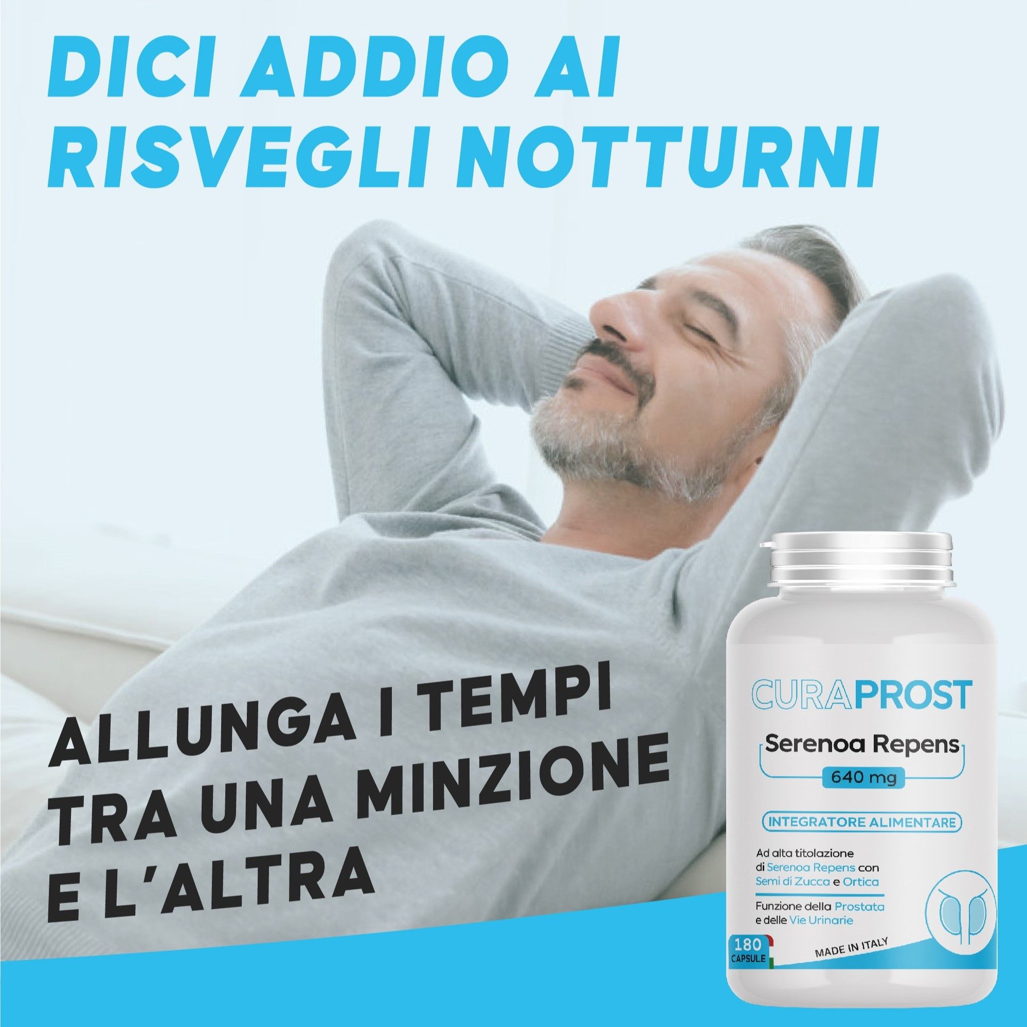 Trico Hair Italy Curaprost Integratore Prostata con Serenoa Repens alta titolazione