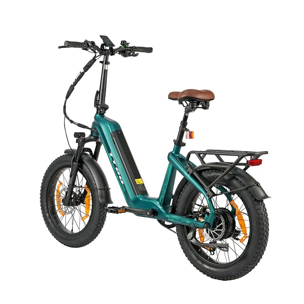 TTGO F8 Bicicletta elettrica in fibra di carbonio con batteria integrata da 48 V 18 Ah