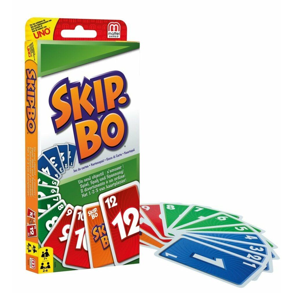 Giochi Mattel Skip-Bo, gioco di carte