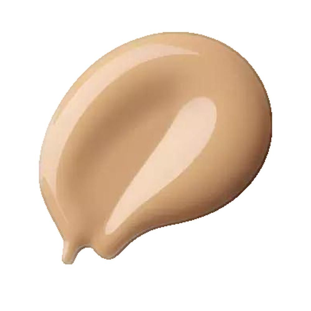 Macchia di fondotinta liquido chiaro. Texture lucida.