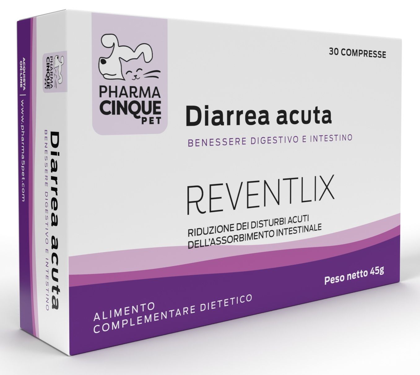 Reventlix-Diarrea Cane e Gatto – Feci Molli, Dissenteria e Intestino Irregolarità