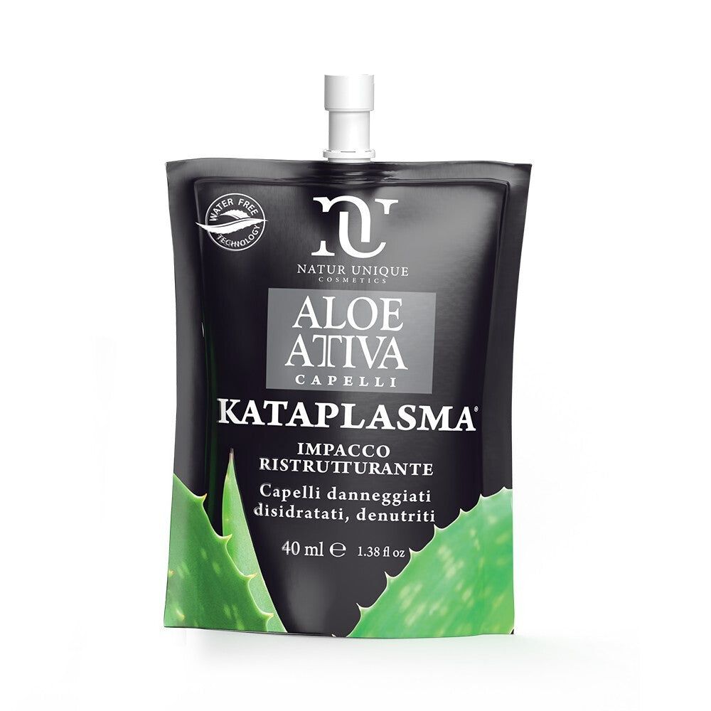 Natur Unique Aloe Attiva Kataplasma Impacco Capelli Ristrutturante 40ml