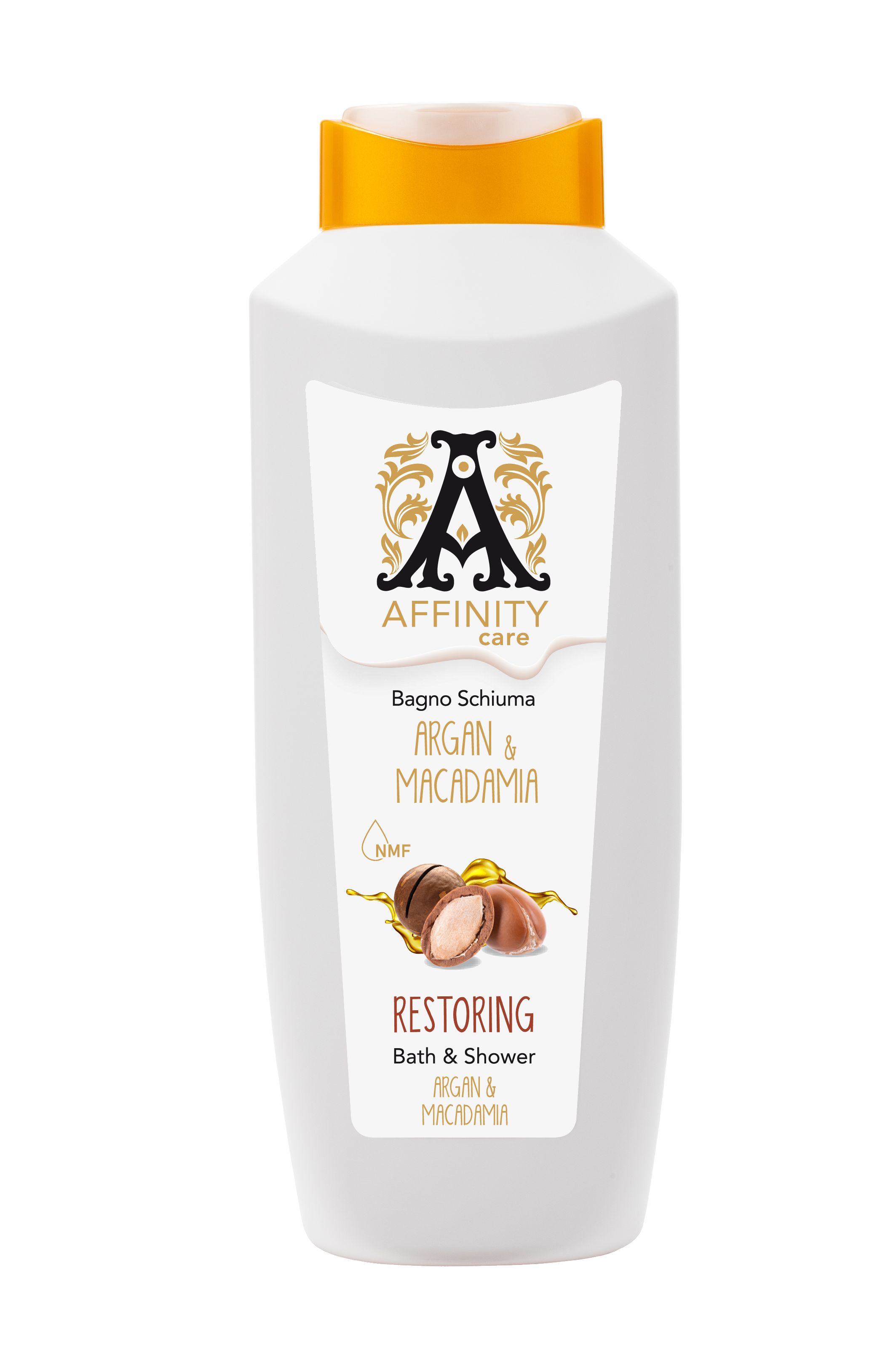 AFFINITY bagno schiuma argan e macadamia