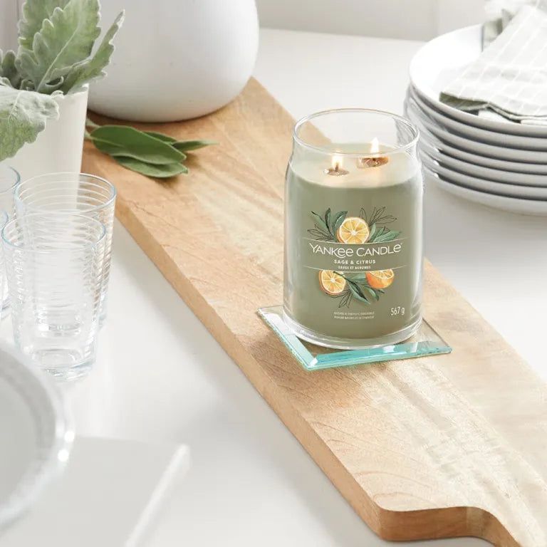 Yankee Candle Sage & Citrus Signature - Giara grande