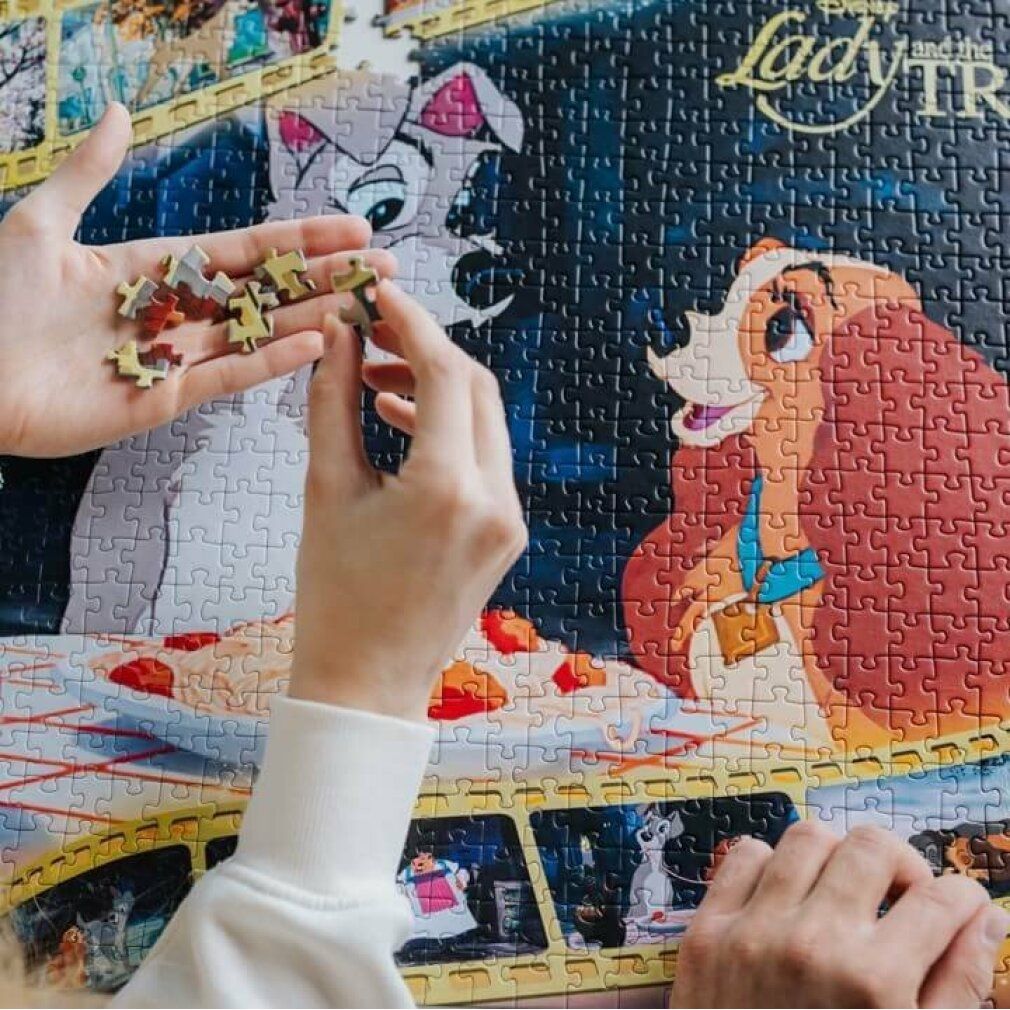 trefl Puzzle Premium Plus Iconic Moments: Lady and the Tramp 1000 pezzi