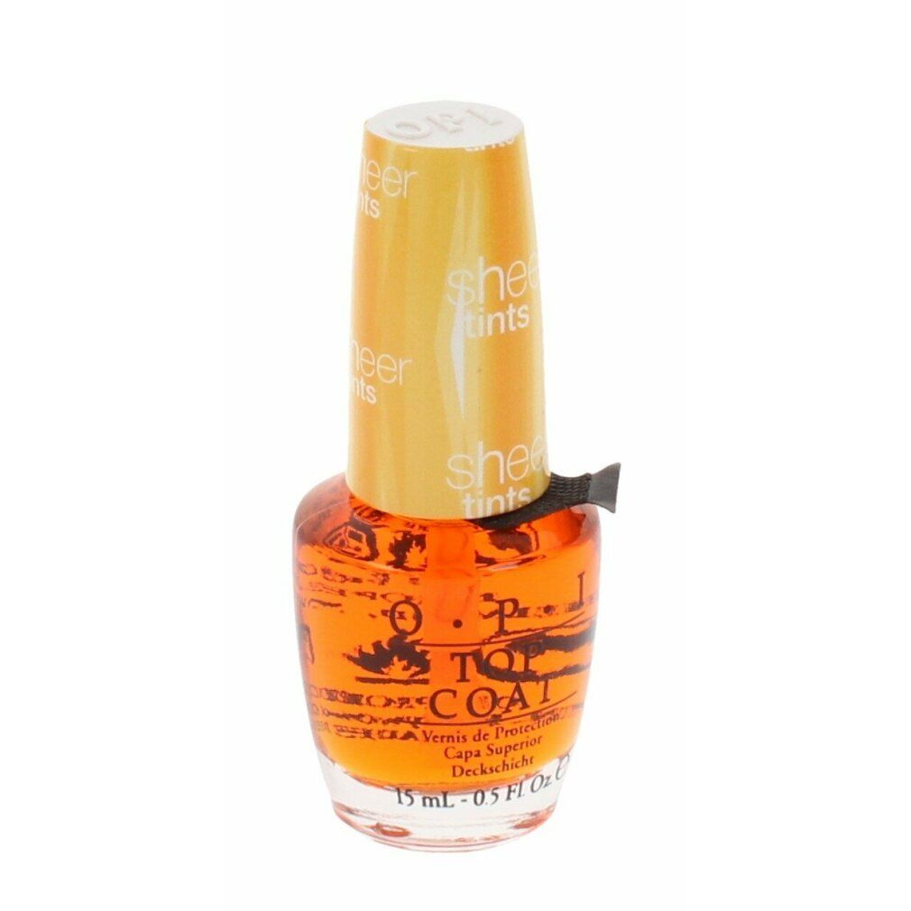 opi Sheer Tints Top Coat -  - i'm Never Amberrassed NTS01