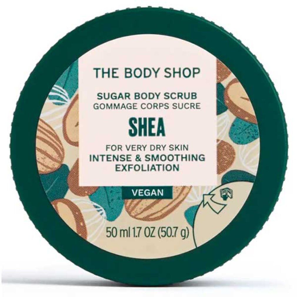 The Body Shop Scrub corpo al karité regno unito cartone @ 1 pezzo x