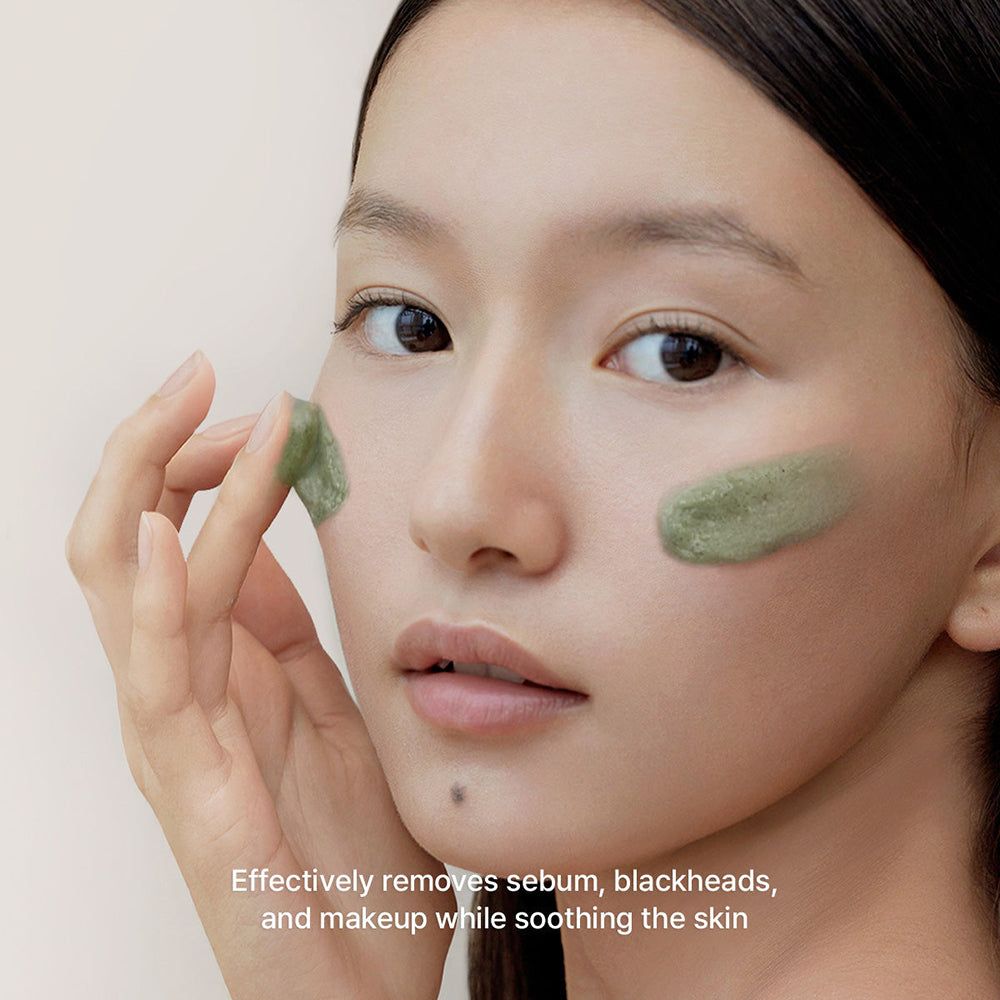 Green Tea + LHA Deep Pore Rice Cake Cleanser