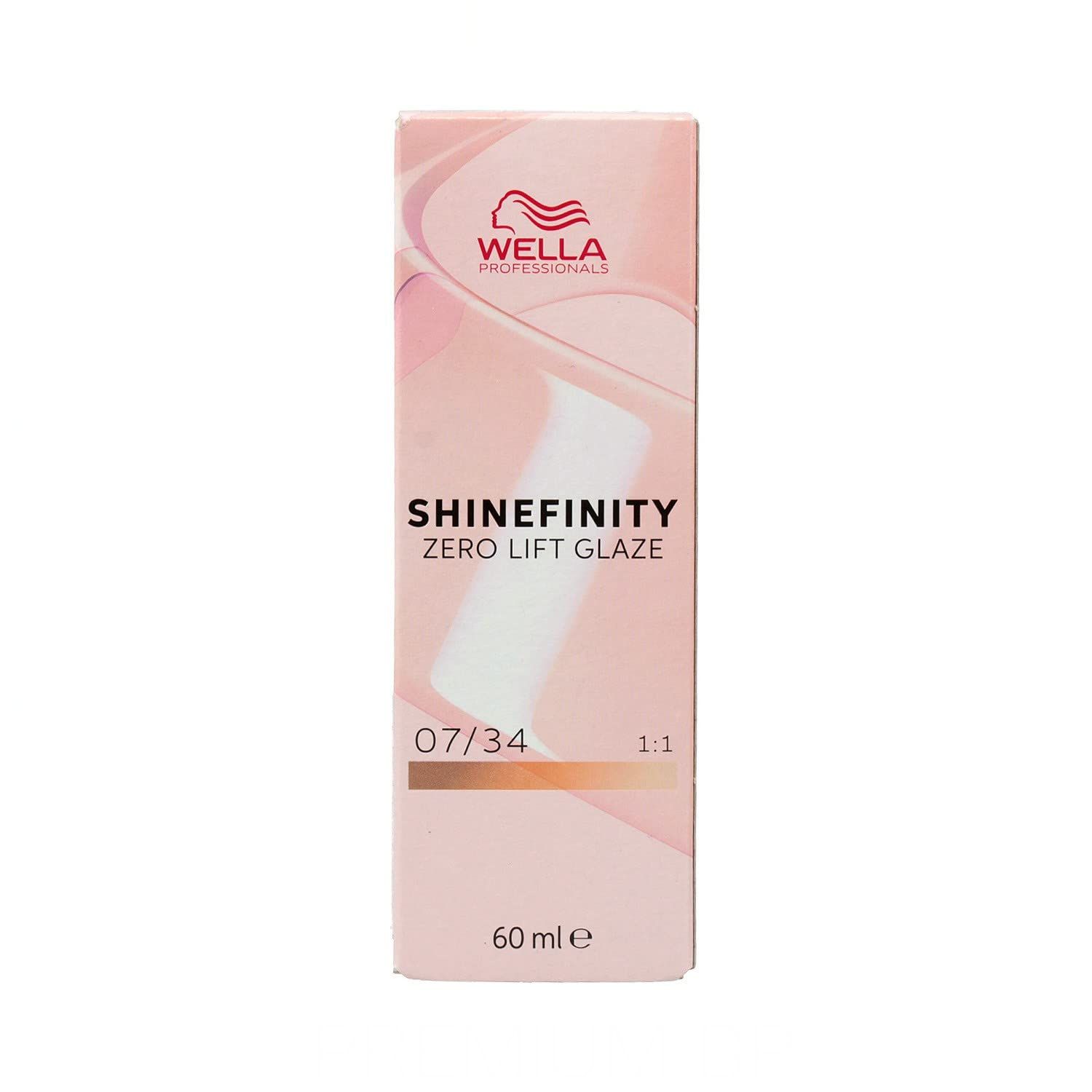 WELLA SHINEFINITY Paprika Spice 07/34 — Biondo rame dorato medio, 60 ml — Colore demi-permanente