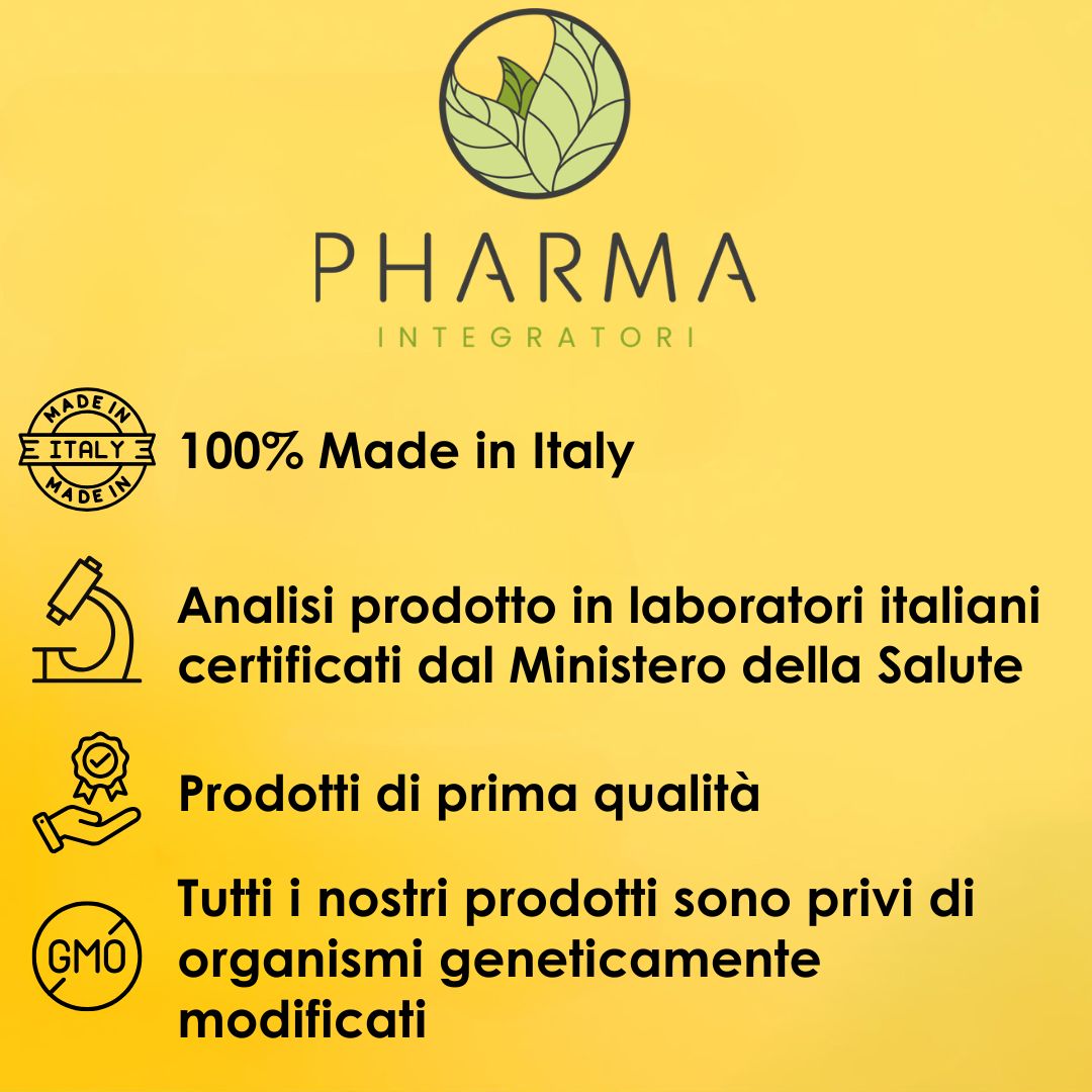 PHARMA INTEGRATORI Integratore Magnesio Bisglicinato con vitamina B6, vitamina B1, vitamina B5
