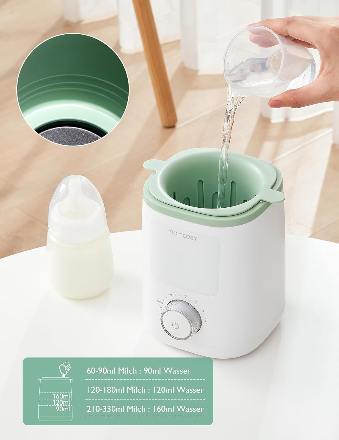 Scaldabiberon Nutri per bambini Momcozy