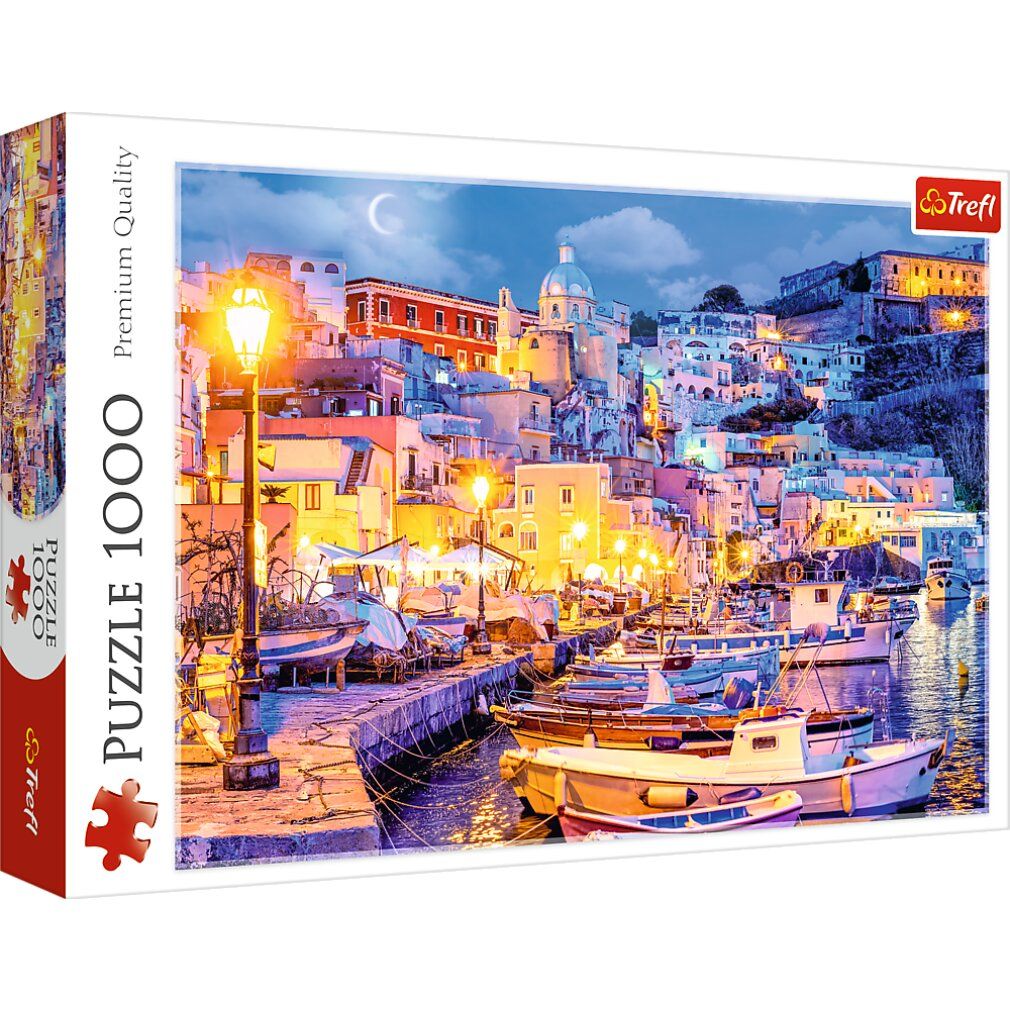 Puzzle trefl Isola di Procida di notte, Italia 1000 pezzi