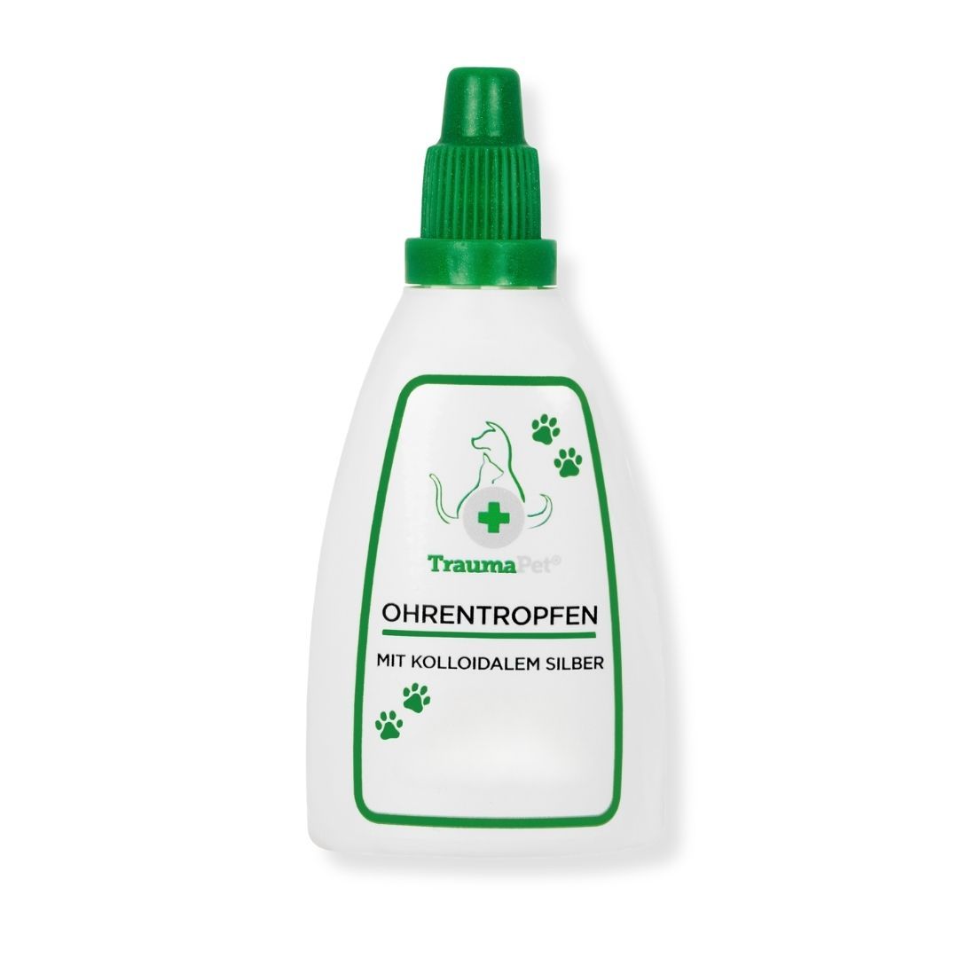 TraumaPet® oto Ag 50ml Gocce per le Orecchie con Argento Colloidale NanoComplex®