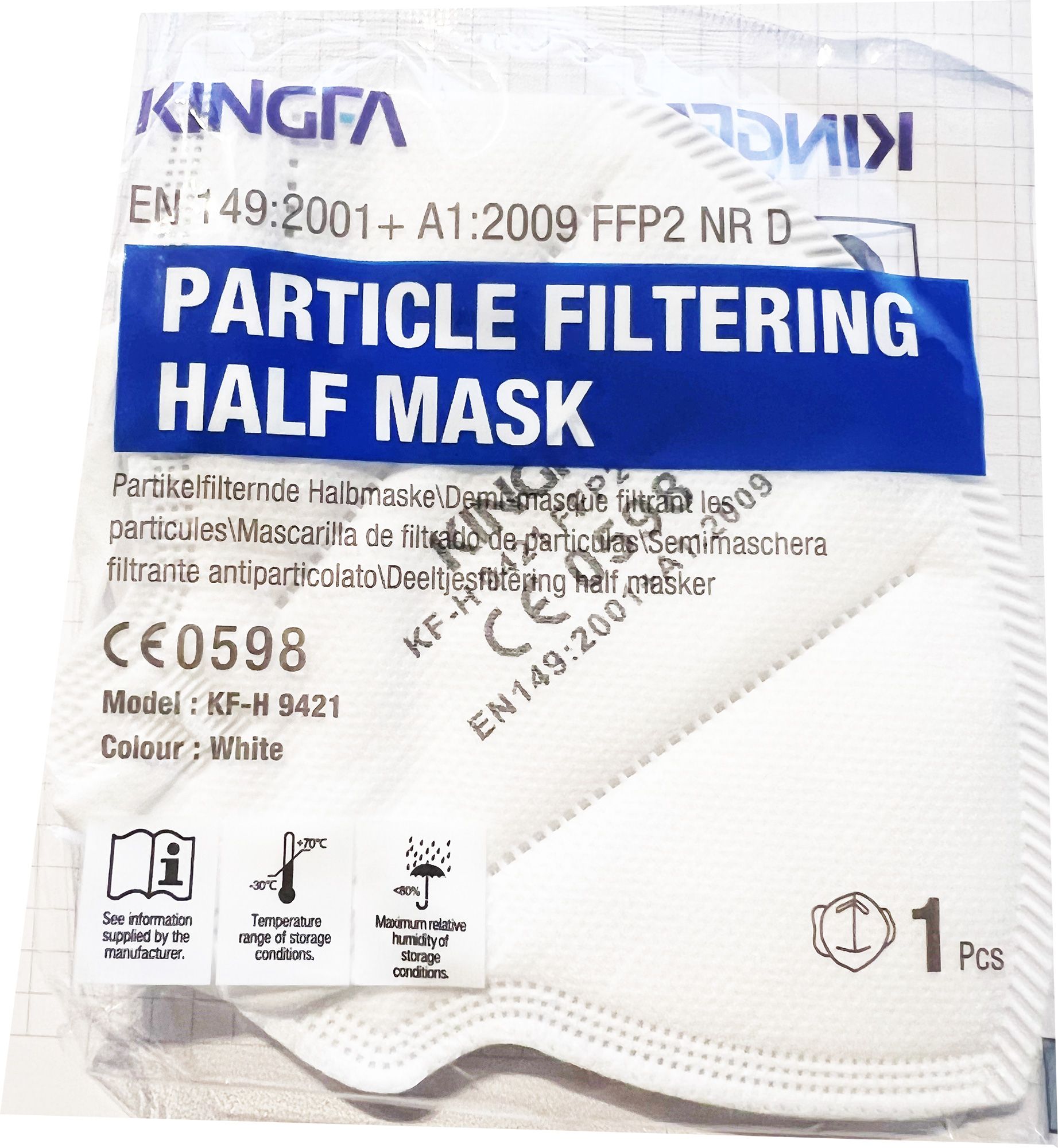 Maschera protettiva Kingfa FFP2