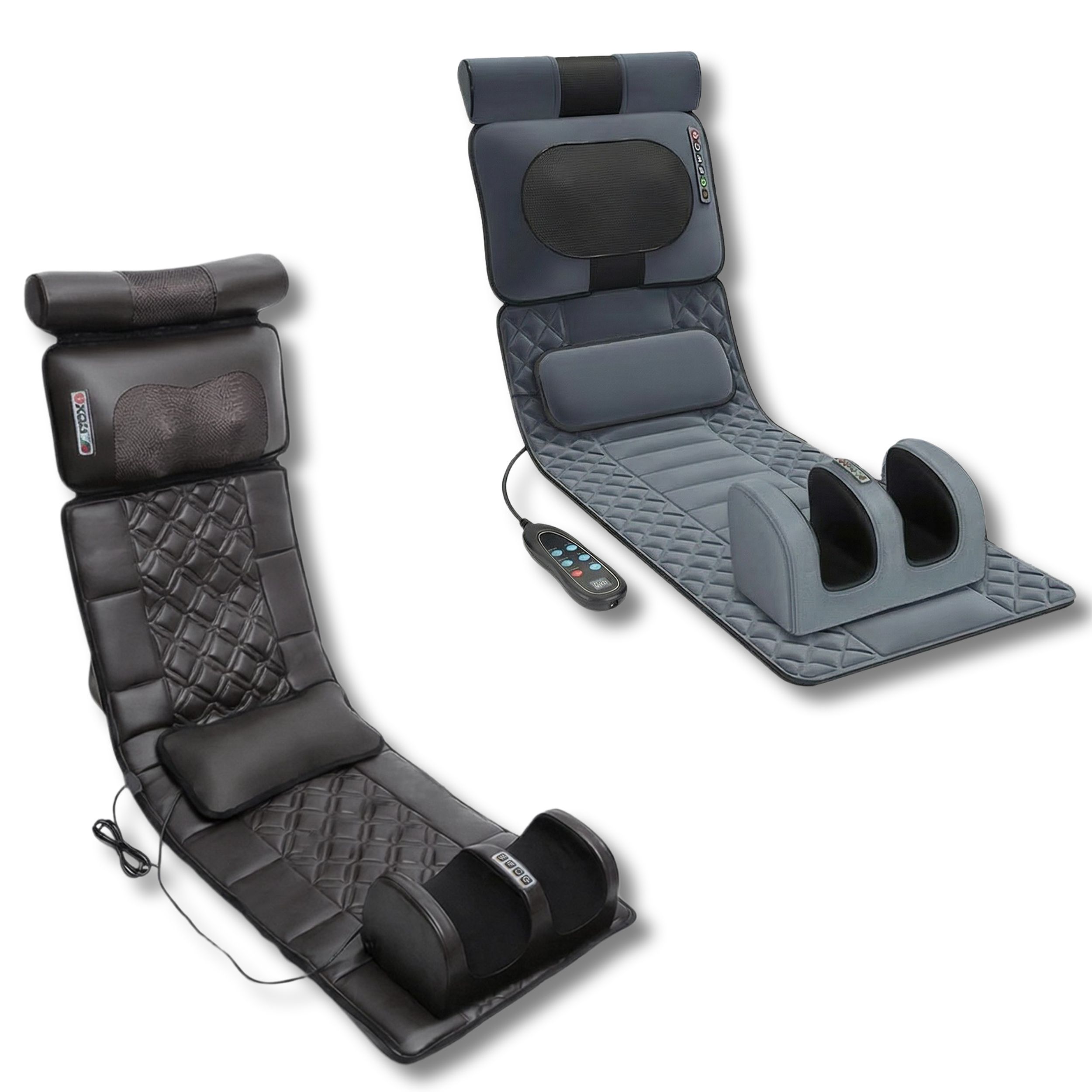 Cofanetto Premium Coppia – Materassi Massaggianti Professionali Riscaldanti x2, Massaggio Completo