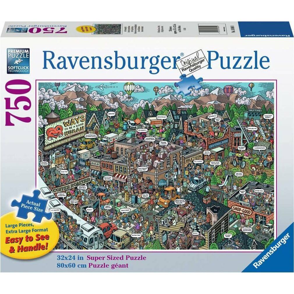 Puzzle ravensburger Gentilezza quotidiana xl 750 pezzi