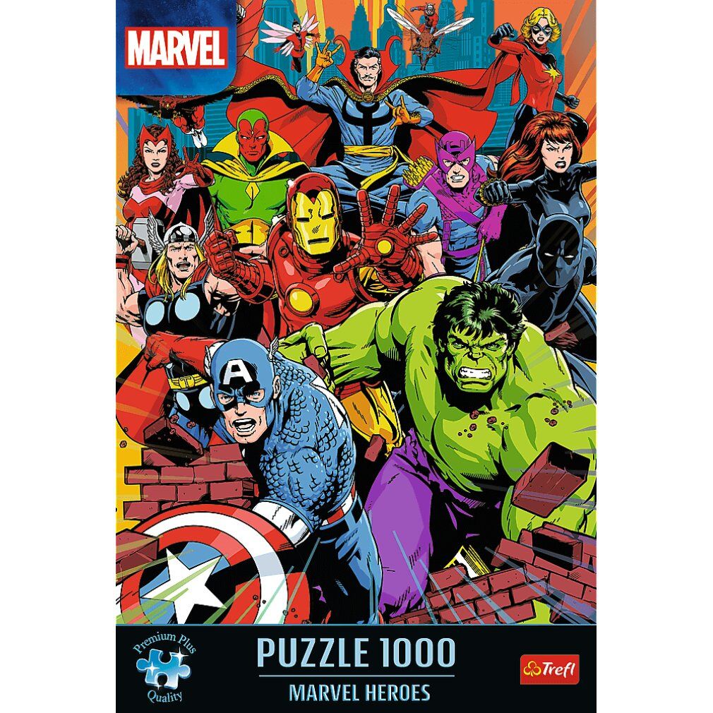 trefl Puzzle Premium Plus Marvel: Heroes of Marvel 1000 pezzi