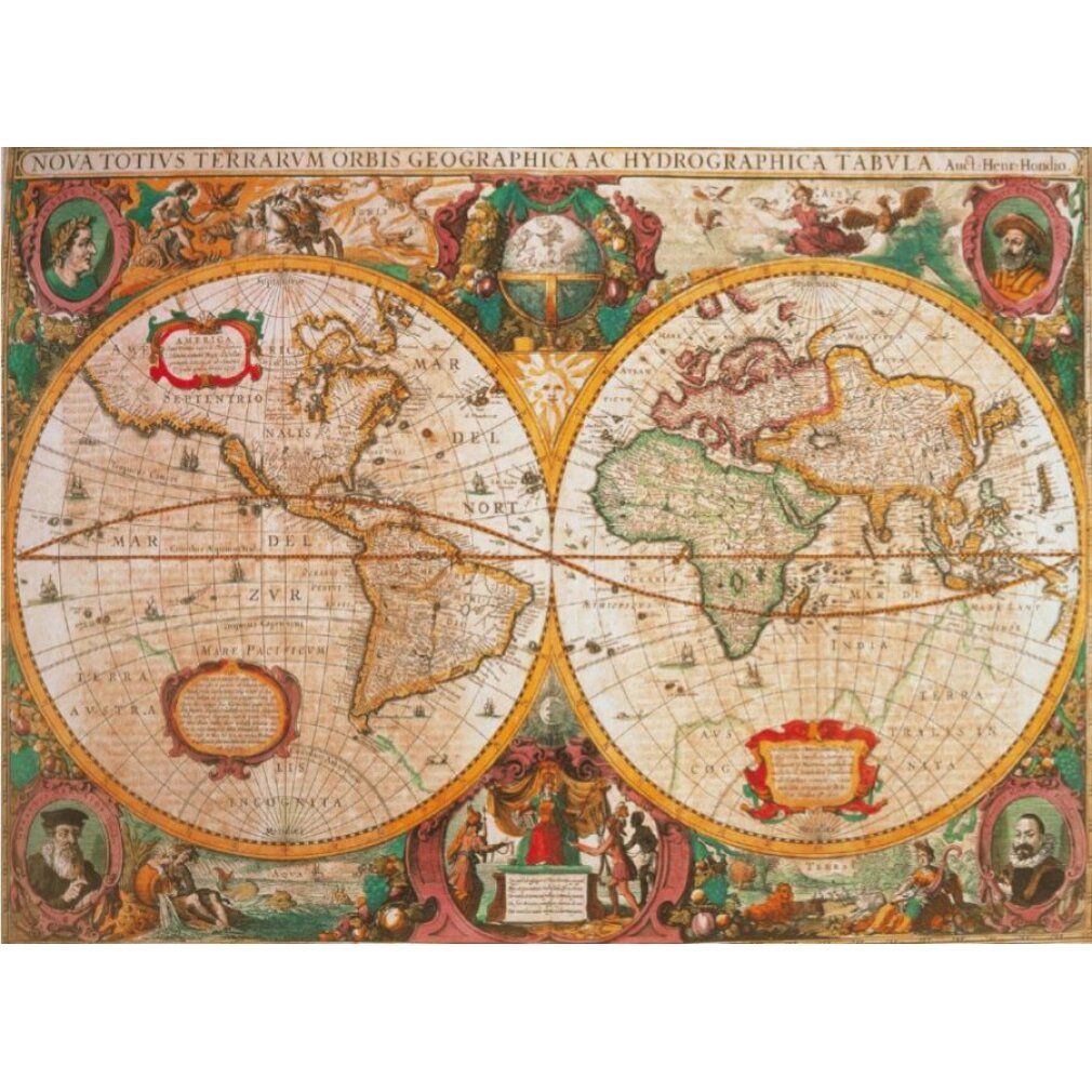 Collezione di alta qualità - Puzzle da 1000 pezzi - Mappa antica