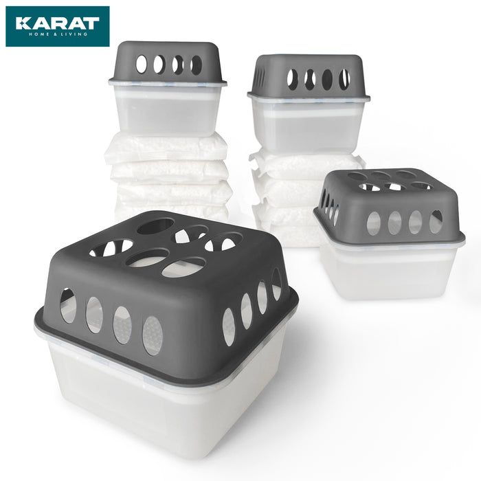 KARAT deumidificatore d’aria Hava con ricariche - deumidificatore ambienti Grigio