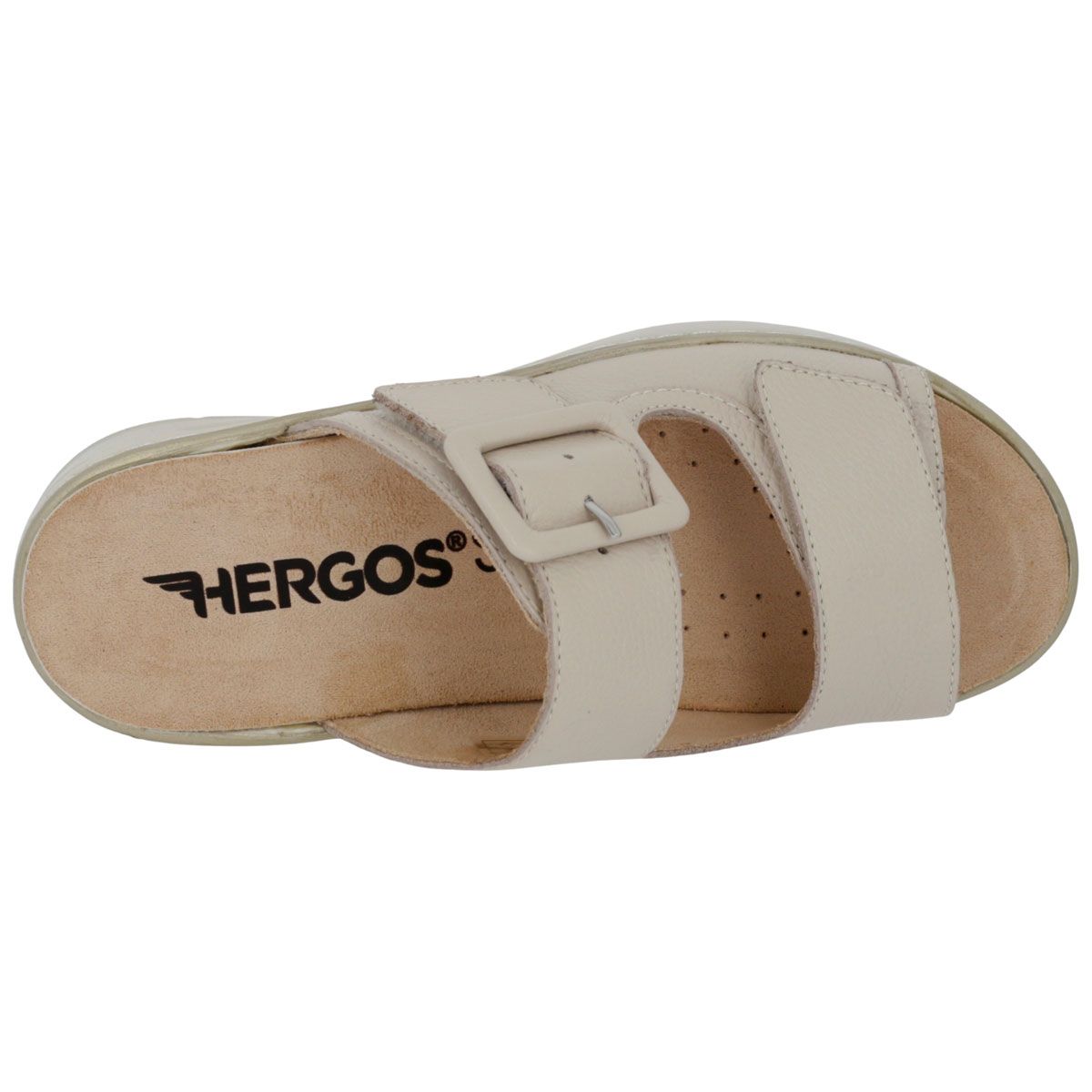 Hergos H5700 - Sabot in pelle ingrassata con plantare estraibile