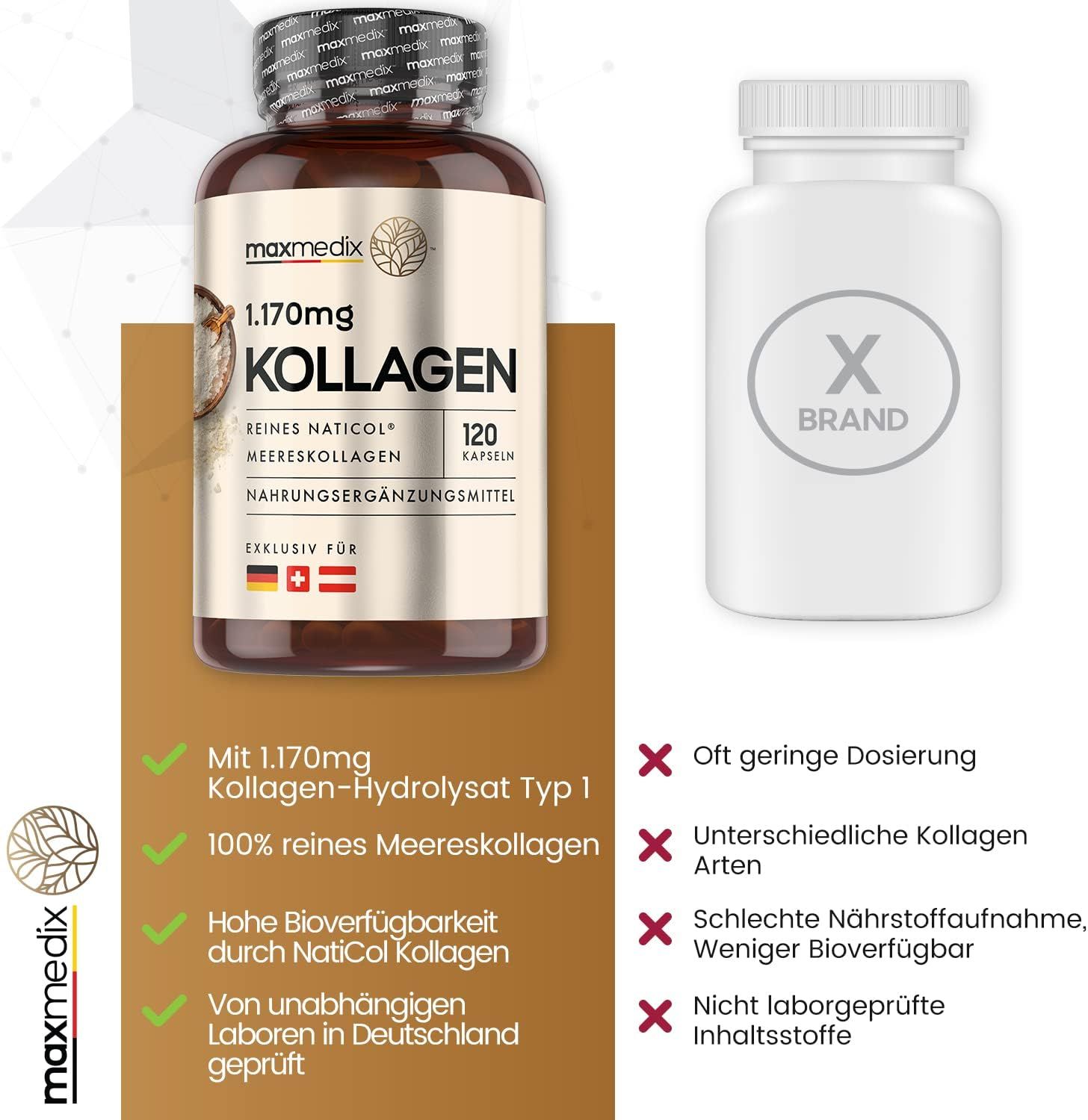 Capsule di collagene marino maxmedix