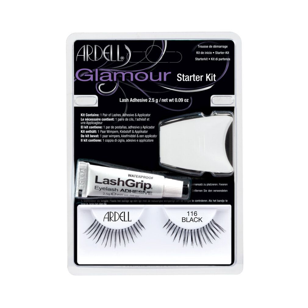 Ardell Glamour Lashes 101 Demi Black Set 3 articoli