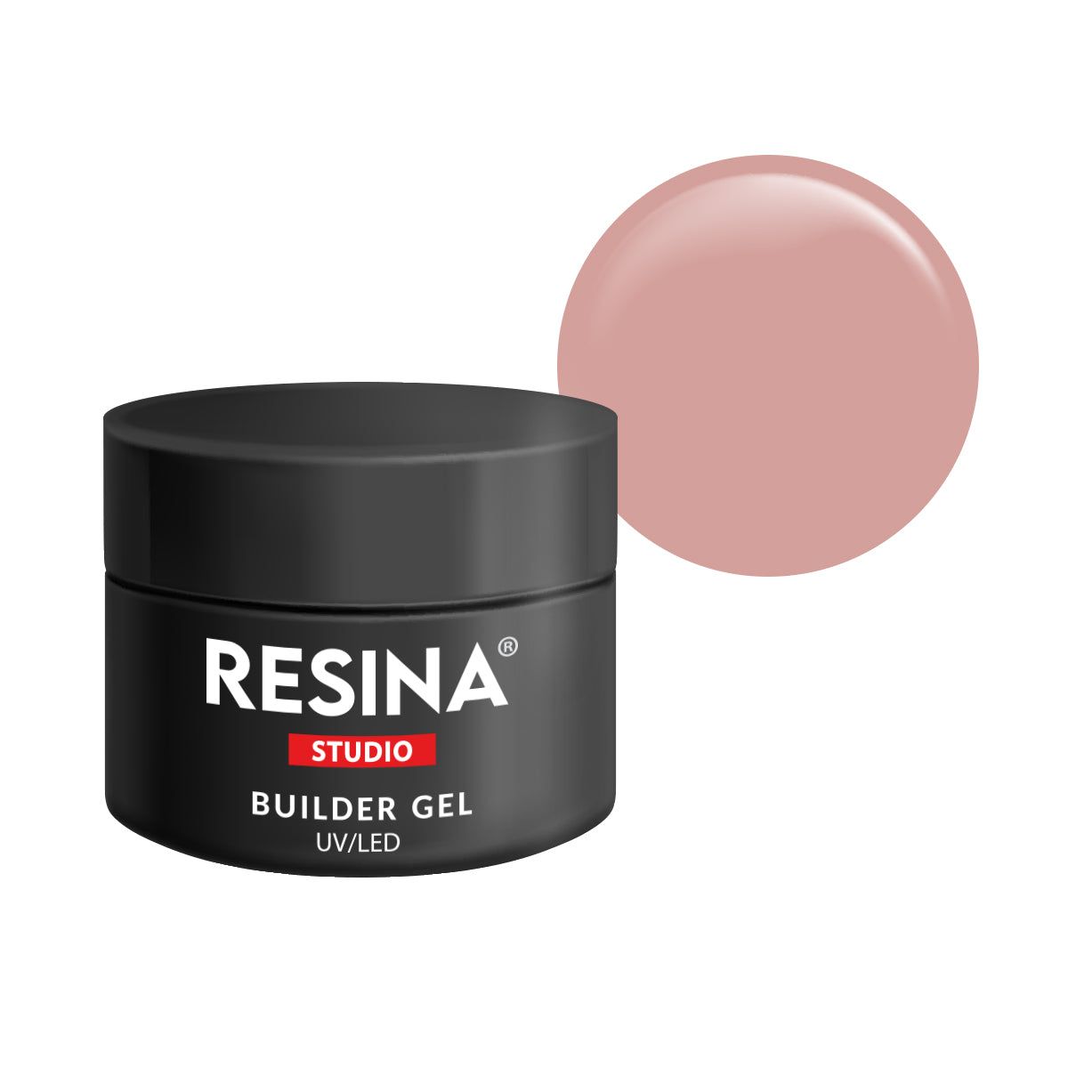 LCI Cosmetics - Builder Gel ricostruzione 15 ml - NUDE DARK - Alta densità Resina Studio