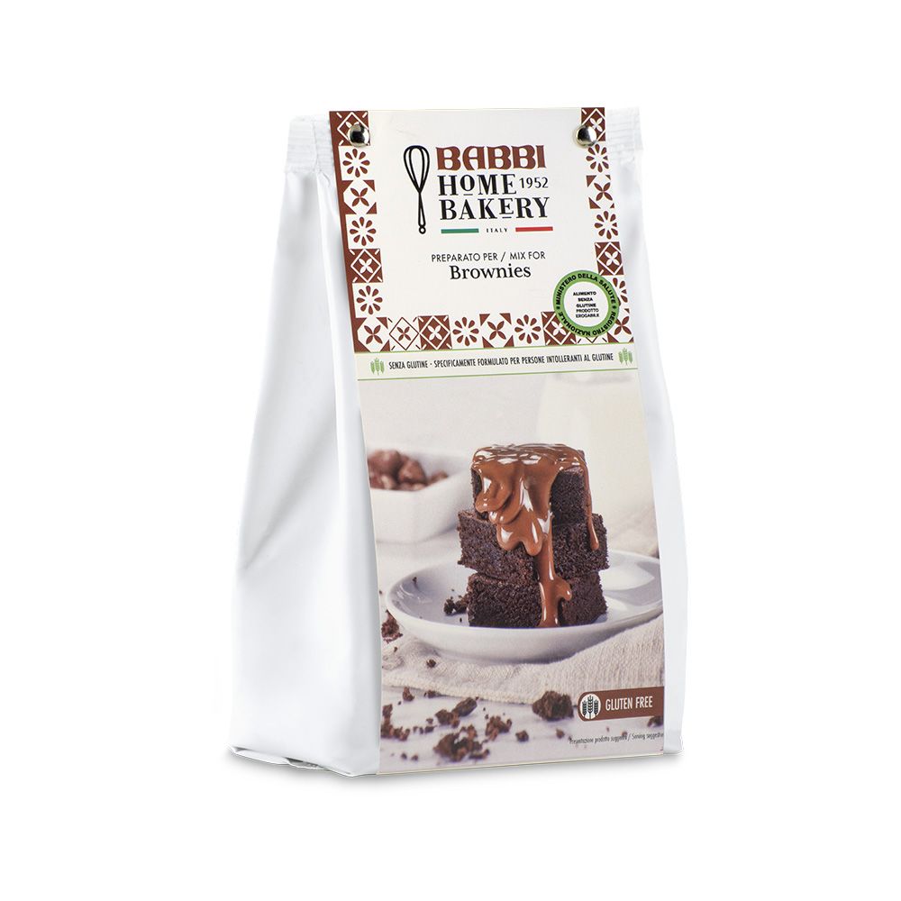 BHB Preparato per Brownies Senza Glutine 400G - Babbi Home Bakery