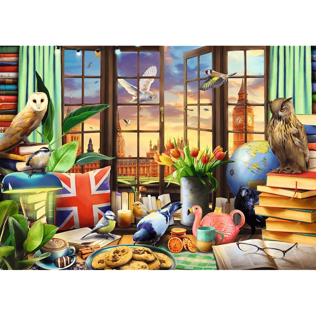 trefl Puzzle Premium Plus Tea Time: All British 1000 pezzi