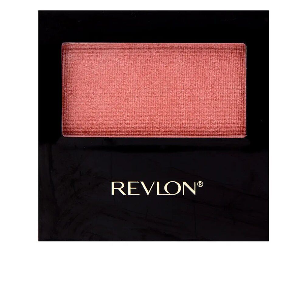 Revlon Powder Blush in "Tickled Pink". Blush rettangolare in custodia nera.