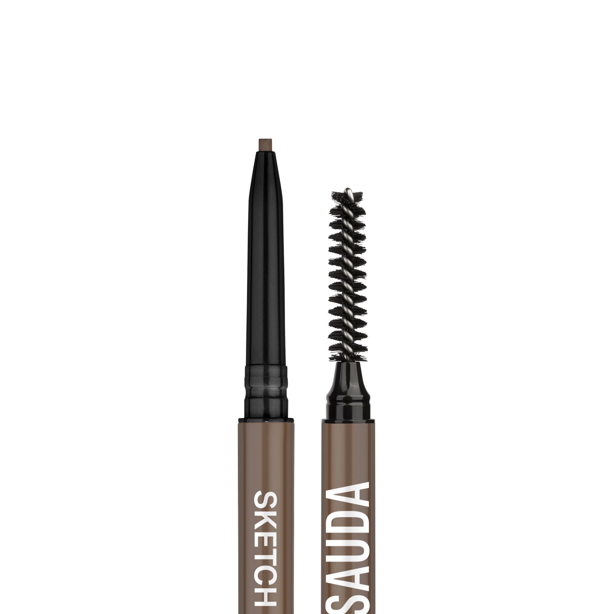 Matita sopracciglia marrone con spazzolino. Mesauda Sketch Brows.