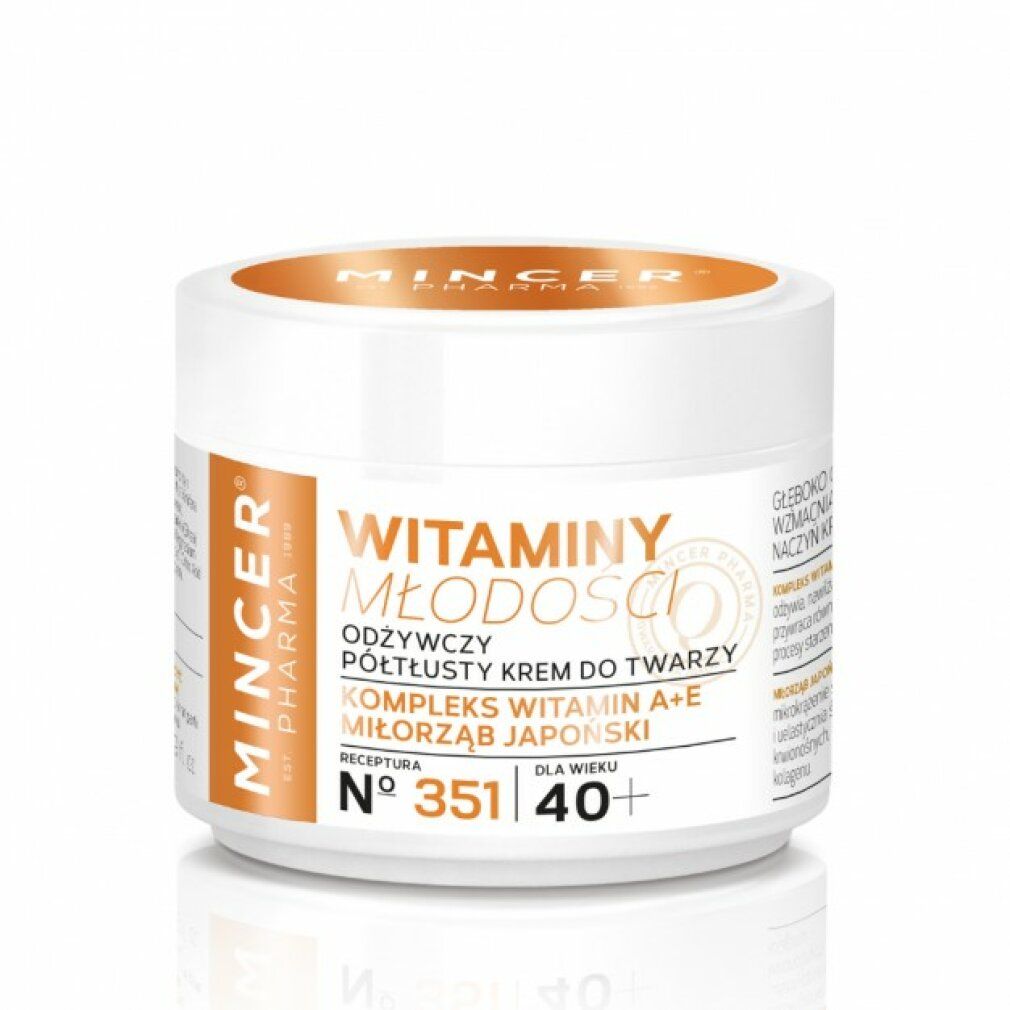 Mincer Pharma Vitamine di Giovinezza Crema Nutriente Semigrassa 40+ No. 351