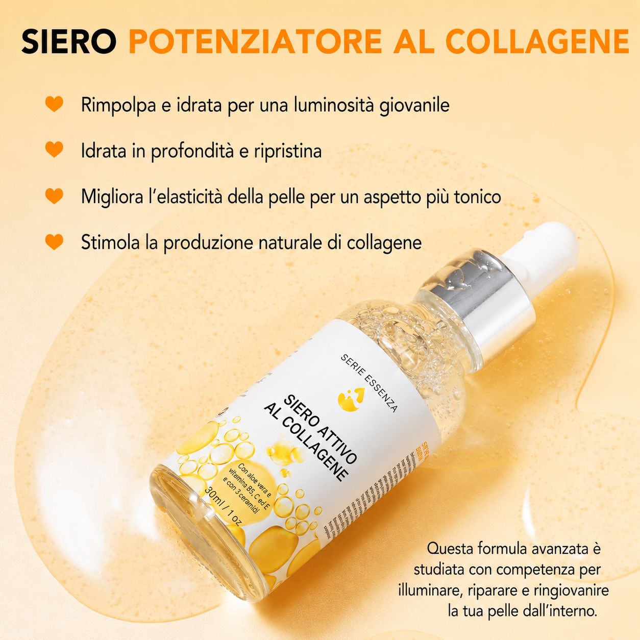 Abodiuss Siero al collagene per il viso