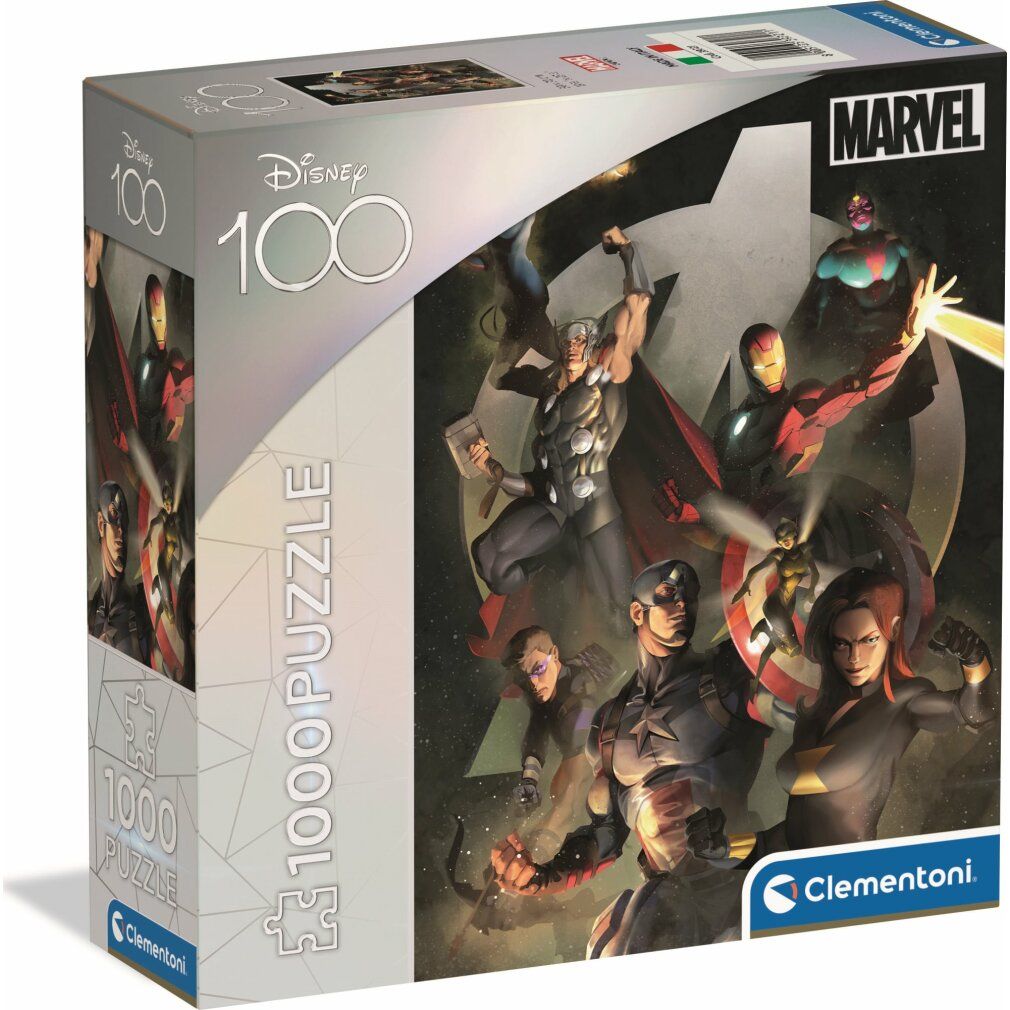 Clementoni Puzzle Disney 100 Anni - Avengers, ück.