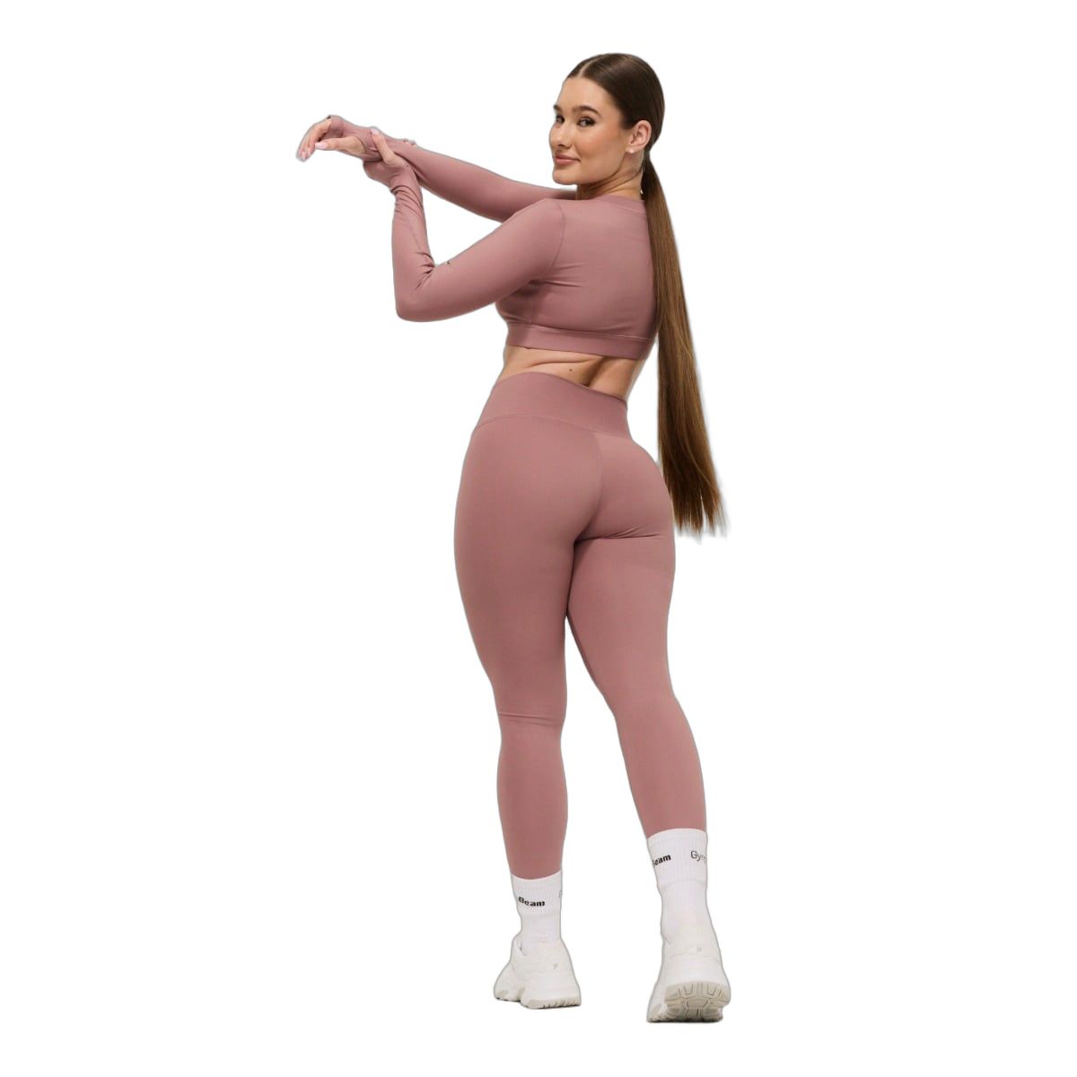 GymBeam Leggings donna Prime Haze in nylon ed elastane senza tasche